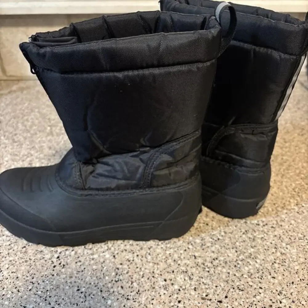 Northside Winter Boots Frosty‎ Polar Reflective Black Youth Sz: 3